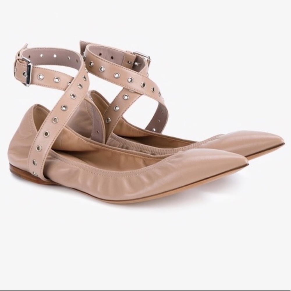 Authentic Valentino Garavani love latch flats 37.5